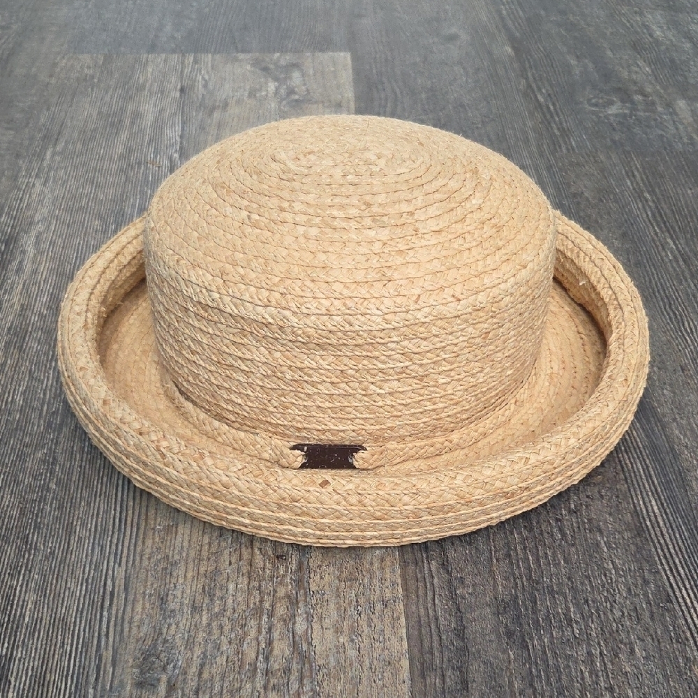 Liz Claiborne Natural Straw Hat